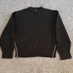 Modern Citizen Dark Olive Crew Neck Sweater